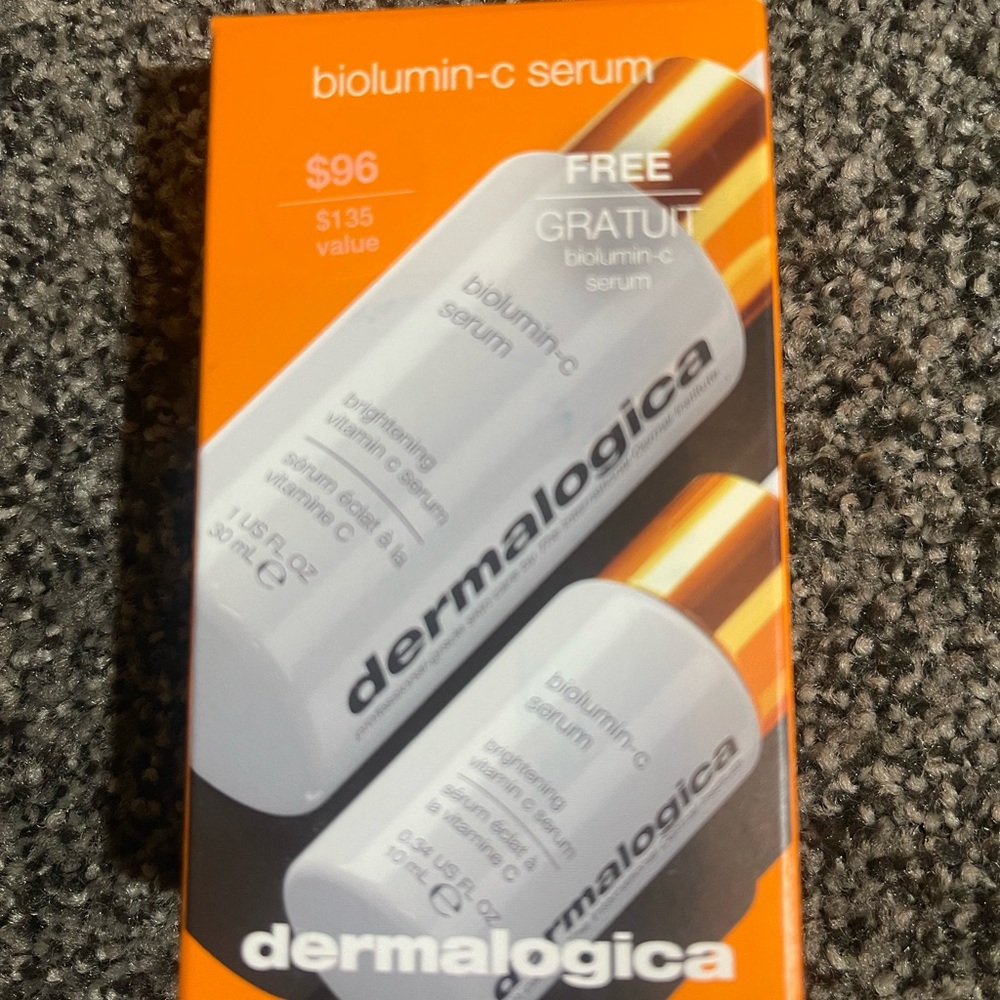 Dermalogica Biolumin-C Serum - full size 1.0 oz and travel size 0.34 oz